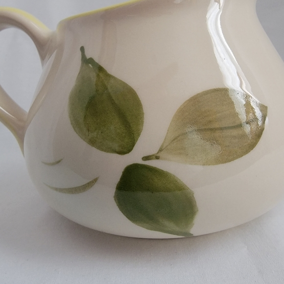 Vintage Secla Portugal Pottery Hand Painted Floral Pitcher P3315 - Picture 7 of 13